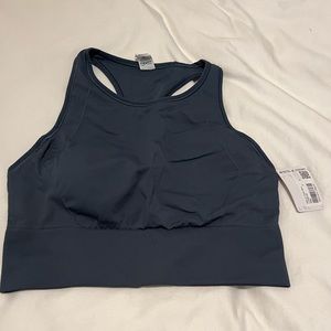 nwt iron blue lululemon ebb to train bra